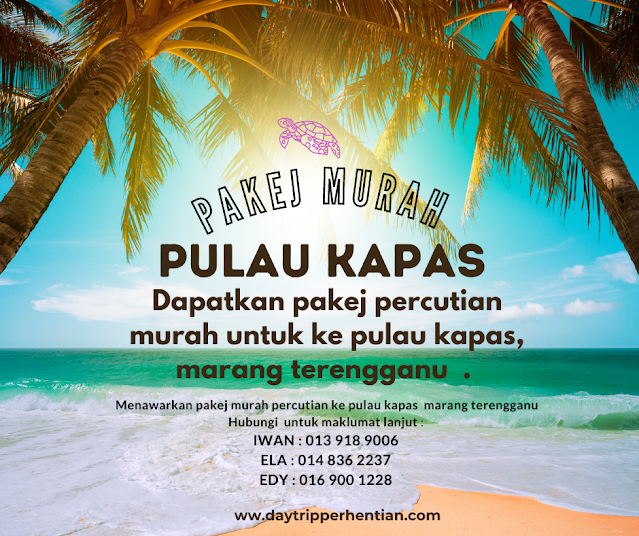 Pakej Murah Pulau Kapas Terengganu 2023