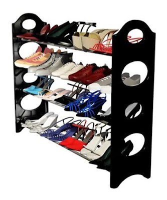  12 PAIR SHOE RACK