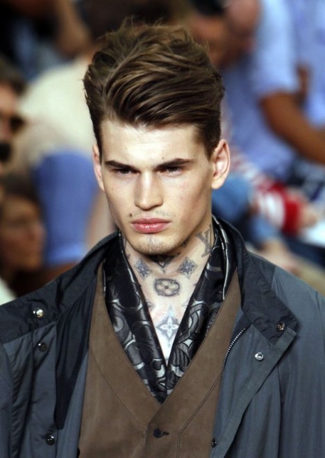  Gaultier and Chanel'tattooing' their models last fall Louis Vuitton 