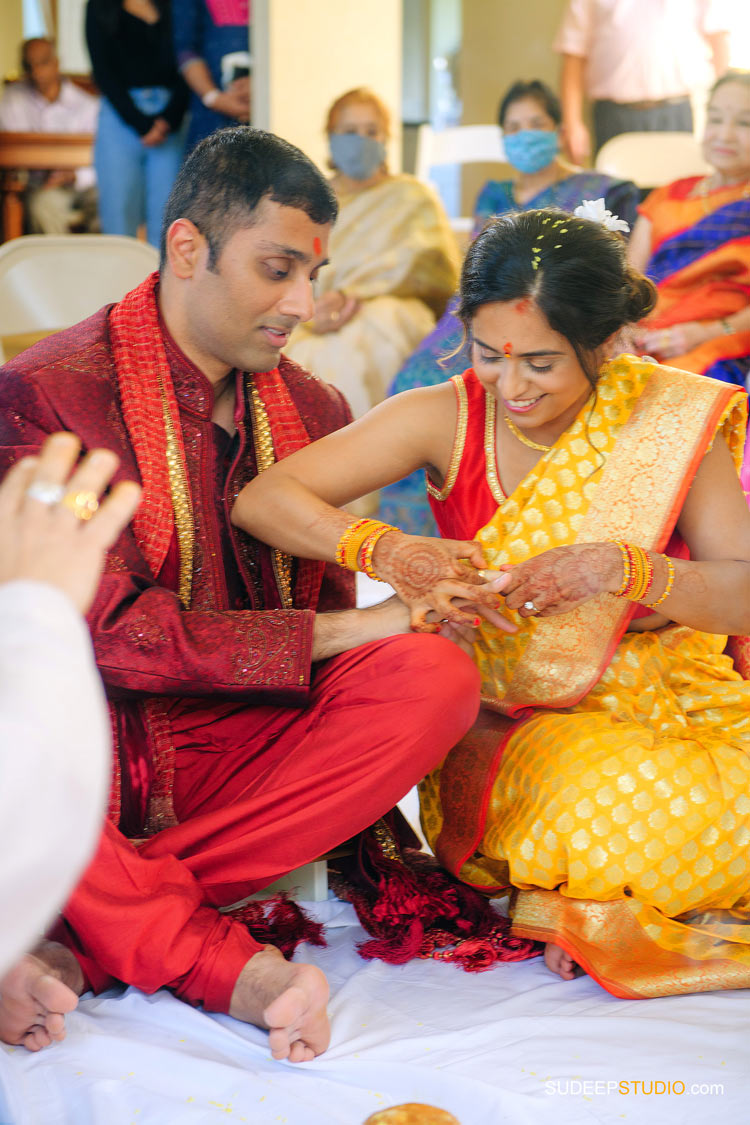 South Asian Wedding Photography Telugu Engagement in Michigan by Ann Arbor Indian Wedding Photographer