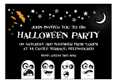 Free Printable Party Invitations on Printable Halloween Party Invitations