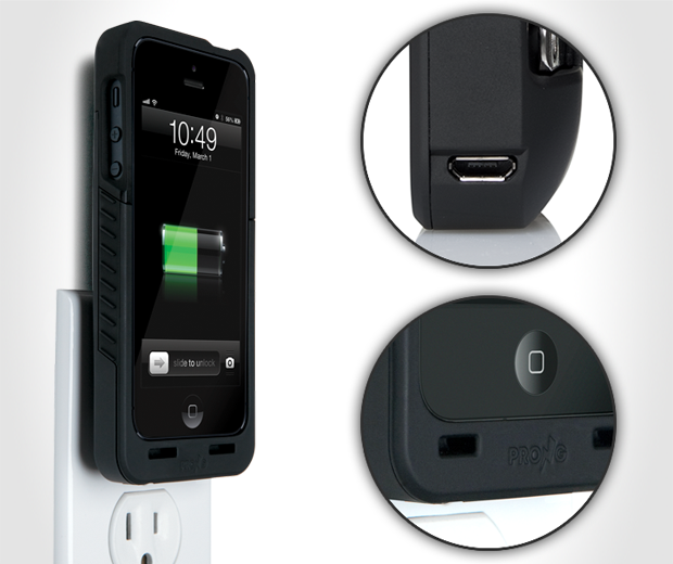 PocketPlug Case and Charger for iPhone 5