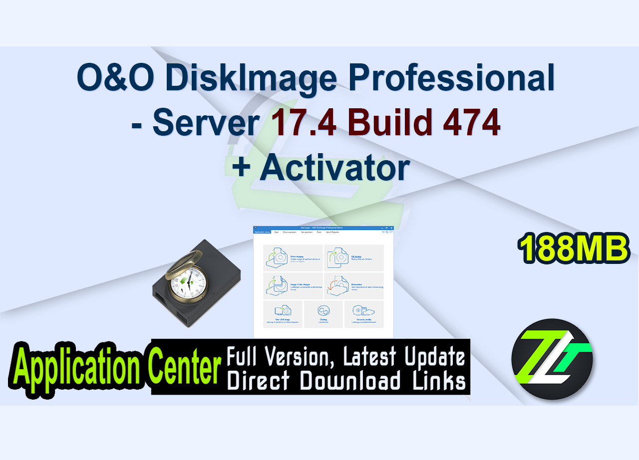 O&O DiskImage Professional – Server 17.4 Build 474 + Activator