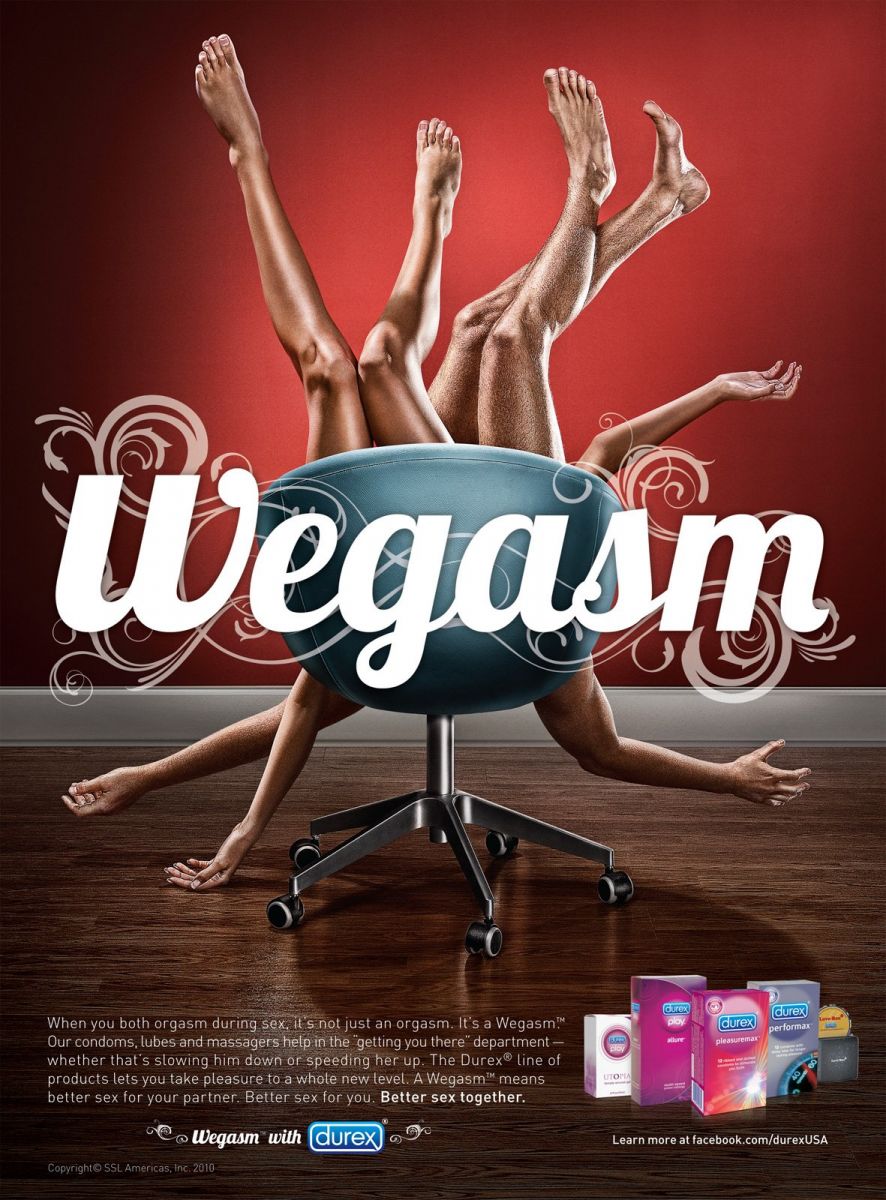 Best Creative Ads: Share a 'Wegasm' Together with Latest Durex Print Ads
