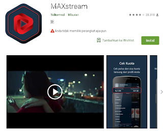 Ulasan Lengkap Aplikasi MAXStream Telkomsel