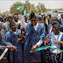 President Buhari's Supporters In Jos Go Gaga In Front Of His Convoy (Photos)