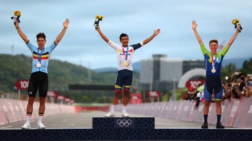 UAE Team Emirates cyclist Tadi Bogachar wins bronze in Tokyo 2020 UAE Team Slovenian rider Tadi Pogačar, two-time Tour de France champion, won the bronze medal in the men's road race, which was held yesterday at the Tokyo Olympics 2020.