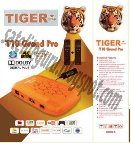 TIGER T10 GRAND PRO NEW SOFTWARE UPDATE 2022 WITH 1 YEAR FREE SERVER