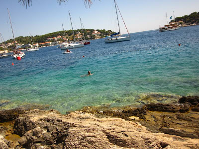 Beach in Hvar Town