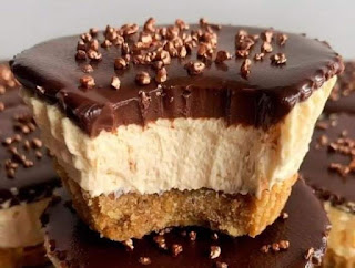 Mini Peanut Butter Cup Cheesecakes