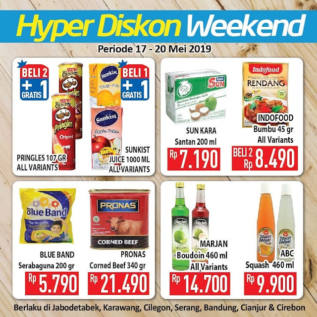 #Hypermart - #Promo #Katalog Weekend Periode 17 - 20 Mei 2019