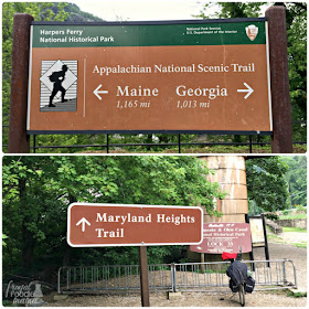 The Maryland Heights Trail, which starts in Lower Town and winds up the mountain side to Overlook Cliff, is a 4 mile hike just off from the Appalachian Trail.