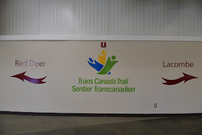 Trans Canada Trail Abby Centre Blackfalds Alberta.