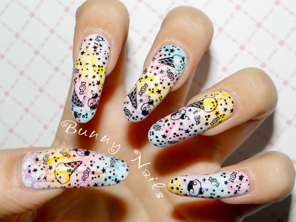 Bunny Nails: Nail Art Remake: Ice Cream and Candy Nails & Tutorial