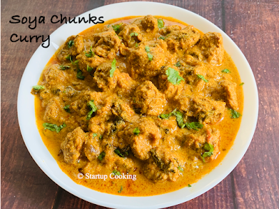 soya chunks curry