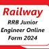 Railway RRB Junior Engineer Online Form 2024: