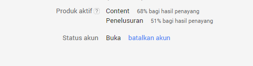 Bagi hasil google