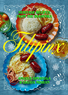 Cover of the cookbook Filipinx by Angela Dimayuga with Ligaya Mishan