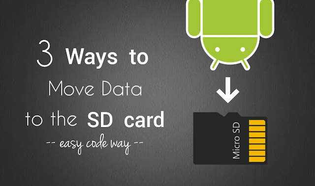 Move data to the SD card in Android