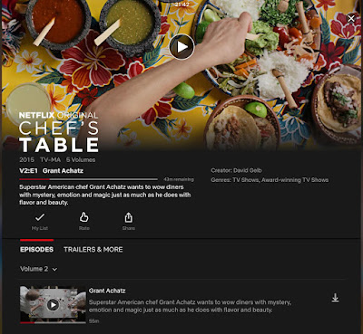 Chef's Table- Netflix- S2E1- Grant Achatz