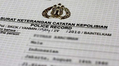 Cara Membuat Surat Keterangan Catatan Kepolisian