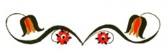 folk art tulips blog divider
