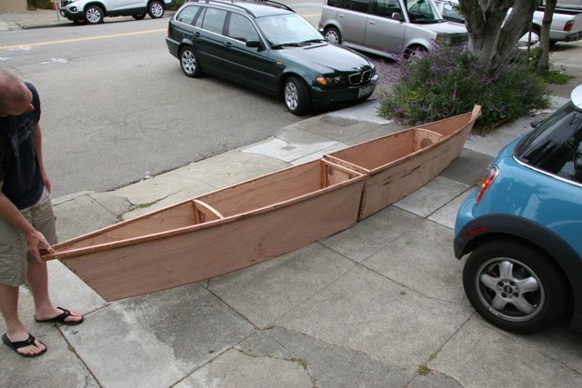 Thing Tank: Yup, I'm building an outrigger canoe with my 7 year old 