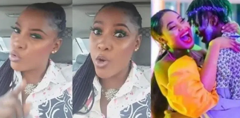 Heartbroken Nigerian lady who fell in love with 2020 BBNaija's Laycon and kissed him from her TV screen, drags him to filth for “tripping” for Erica (Video)