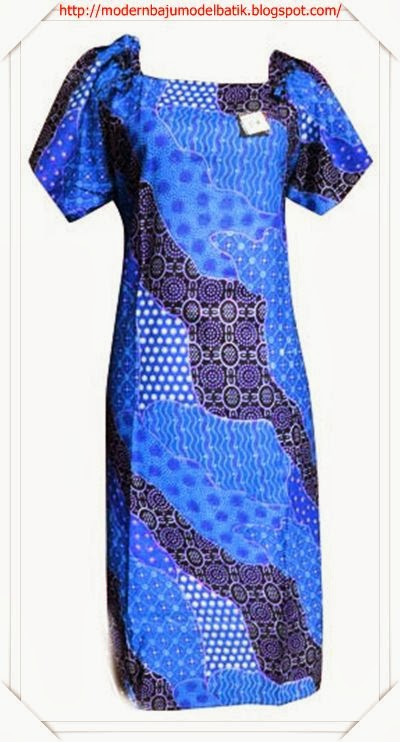 Modern dan Terbaru Model baju gamis batik banyak warna Modern dan Terbaru Model baju gamis batik banyak warna