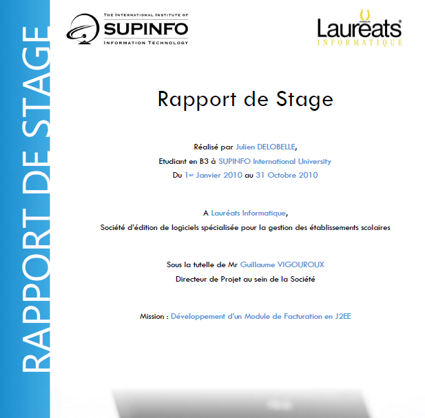 Rapport de Stage Développement d'un Module de Facturation 