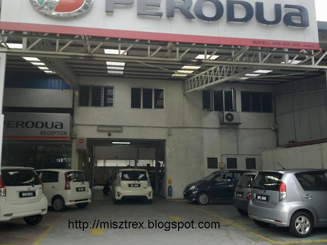 Perodua : 1st car service - athirahassin