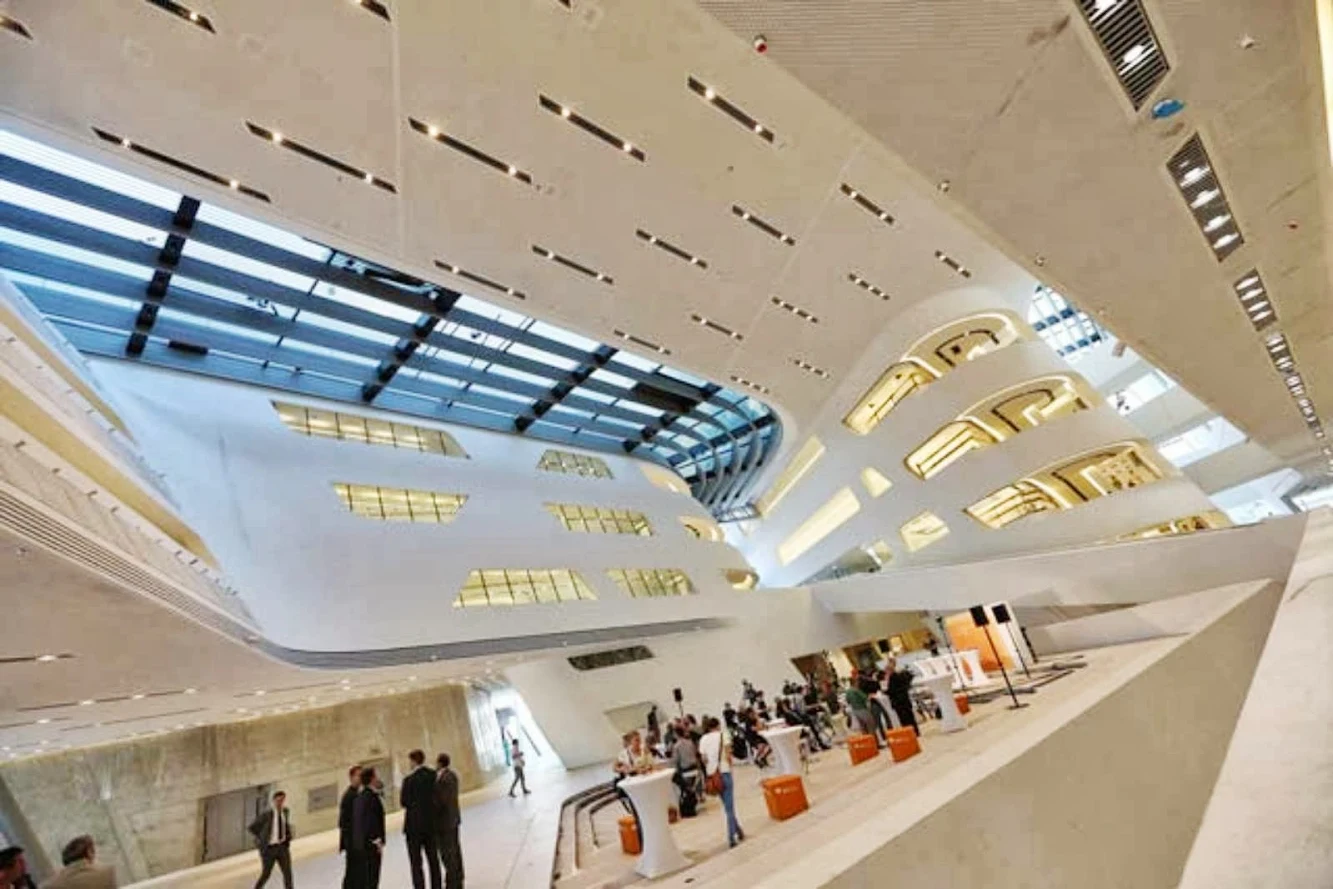 Library and Learning Center by Zaha Hadid Architects