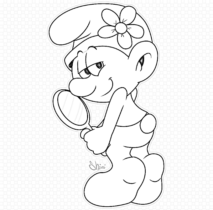 smurfs coloring pages