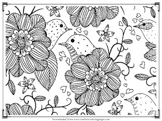 free bird adults coloring pages to print