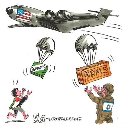 카를로스 라투프의 시사만화