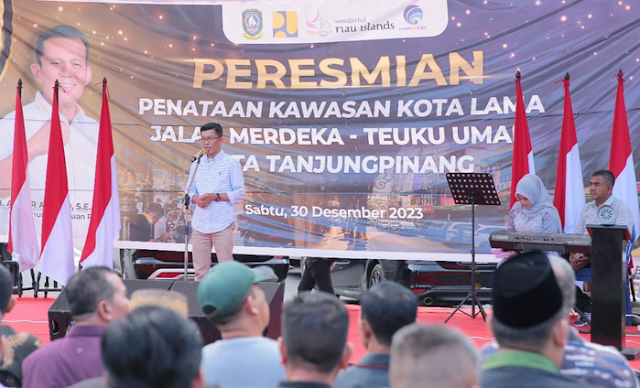 Revitalisasi Kawasan Kota Lama Diresmikan, Pj Walikota Hasan : Kota Lama Akan Jadi Ikon Tanjungpinang