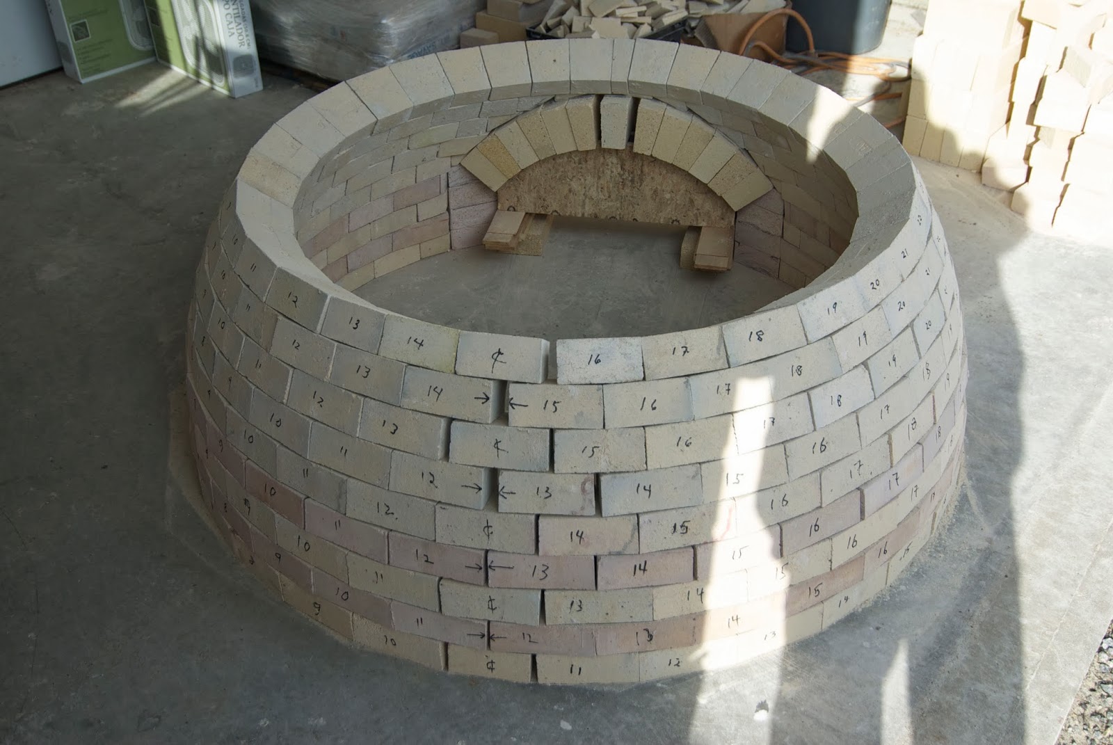 Build brick oven