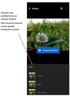 Cara Import Preset Lightroom di Android/iOS