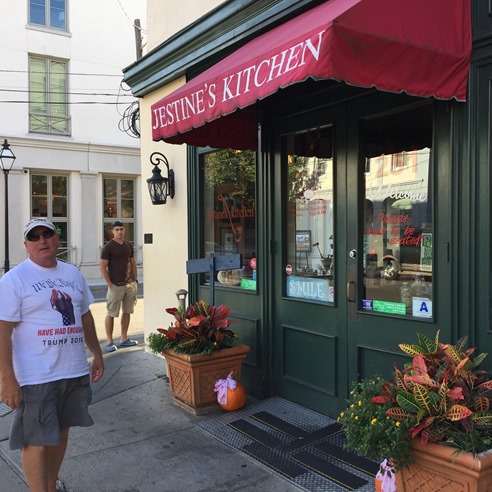 We enjoyed a great dinner at Jestine's Kitchen