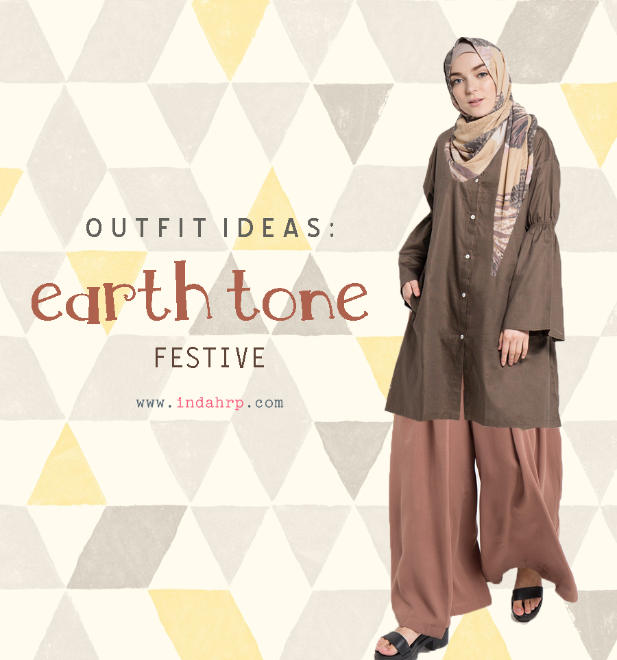 Outfit Ideas: Earth Tone Festive - IndahRP