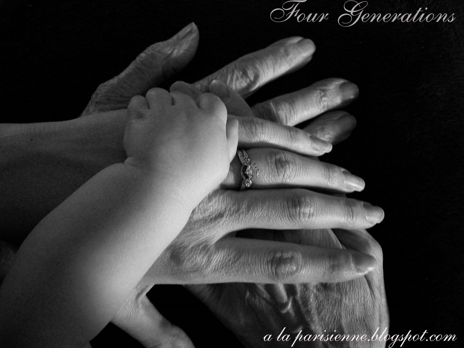 Four Generations-Honoring Grandma