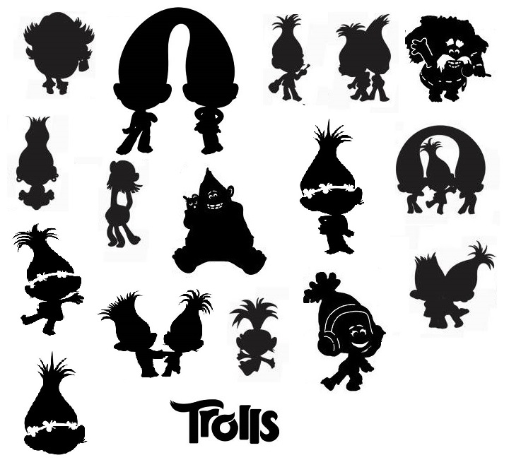 Download digitalfil: Princess Poppy Troll svg,cut files,silhouette ...