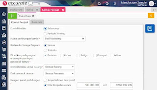Cara Menghitung Komisi Penjualan Bertingkat Sesuai Jabatan di Accurate Online