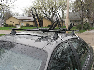 Occasional Hyker: Low Cost Kayak Roof Rack Solution for Naked Roof 
