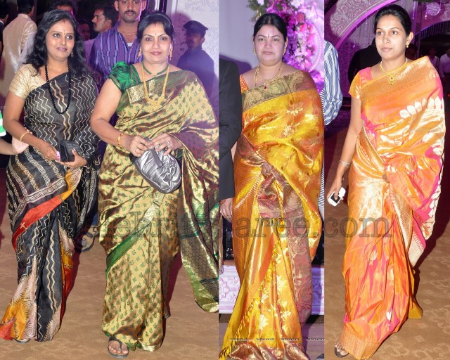 Celebrities in Silk Sarees