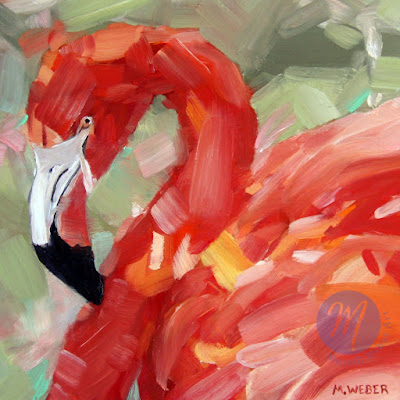 phineus-flamingo-painting