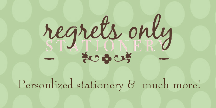 Regrets Only Invitation Example 6