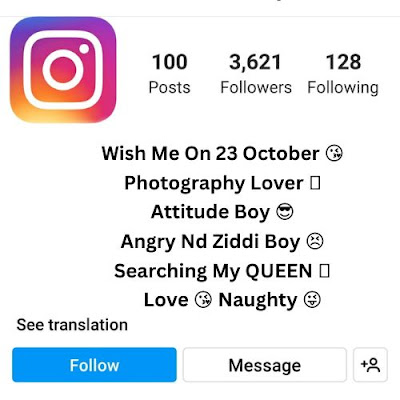 Attractive Bio For Instagram