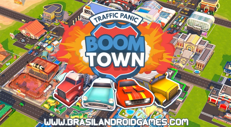 Traffic Panic Boom Town Imagem do Jogo
