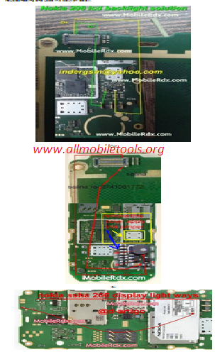 Nokia 206 Lcd Light Problem Solution With Jumper